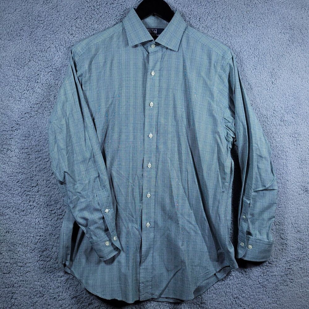 Polo Ralph Lauren Mens 16 32/33 Regent Classic Fit Long Sleeve Button Down Shirt
